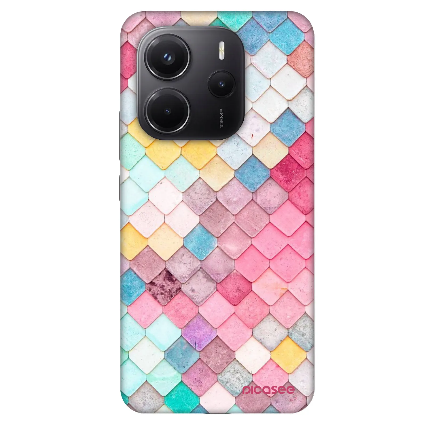 Picasee Fashion Case für Xiaomi Redmi Note 14 4G - Farbiges Dach