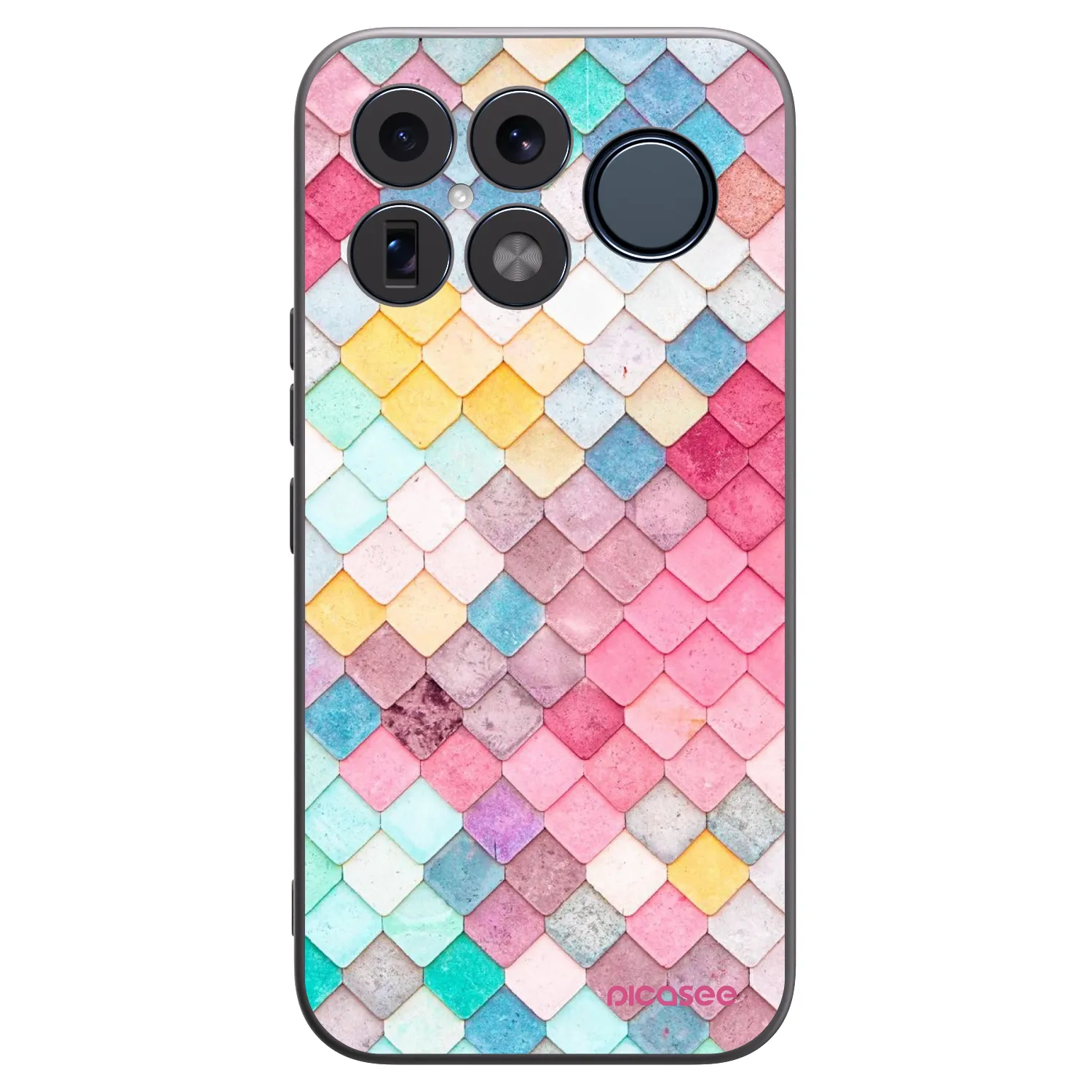 Picasee Xiaomi Poco F8 Ultra Hülle - Schwarzes Silikon - Farbiges Dach