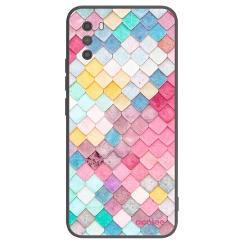 Picasee Xiaomi Poco M3 Hülle - Schwarzes Silikon - Farbiges Dach