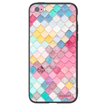 Hülle für Apple iPhone 5/5S/SE - Farbiges Dach