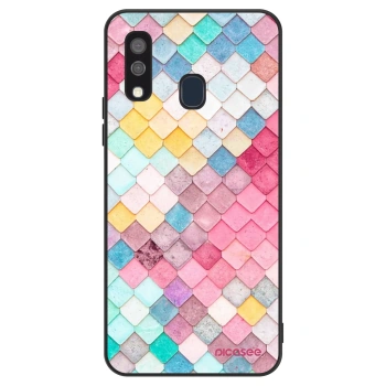 Hülle für Samsung Galaxy A40 A405F - Farbiges Dach