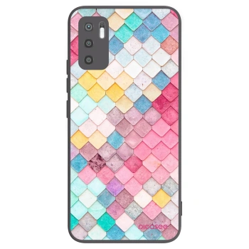 Picasee Xiaomi Redmi Note 10 5G Hülle - Schwarzes Silikon - Farbiges Dach