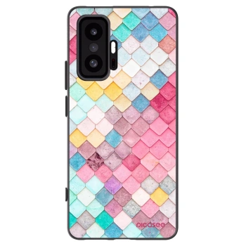 Picasee Xiaomi 11T Hülle - Schwarzes Silikon - Farbiges Dach