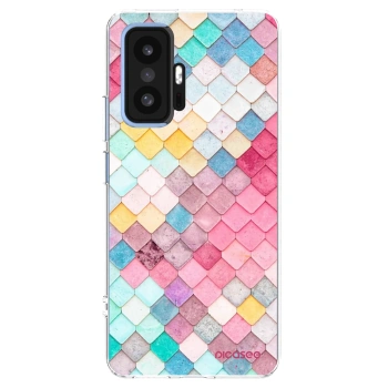 Picasee Xiaomi 11T Pro Hülle - Transparentes Silikon - Farbiges Dach