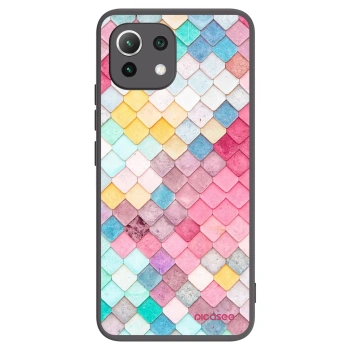 Picasee Xiaomi 11 Lite 5G NE Hülle - Schwarzes Silikon - Farbiges Dach