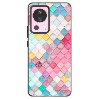 Picasee Xiaomi 13 Lite Hülle - Schwarzes Silikon - Farbiges Dach