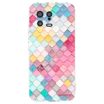 Picasee Xiaomi 13 Hülle - Transparentes Silikon - Farbiges Dach
