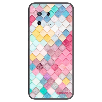 Picasee Xiaomi 13 Pro Hülle - Schwarzes Silikon - Farbiges Dach