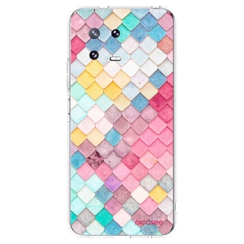 Picasee Xiaomi 13 Pro Hülle - Transparentes Silikon - Farbiges Dach