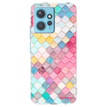 Picasee Xiaomi Redmi Note 12 4G Hülle - Transparentes Silikon - Farbiges Dach