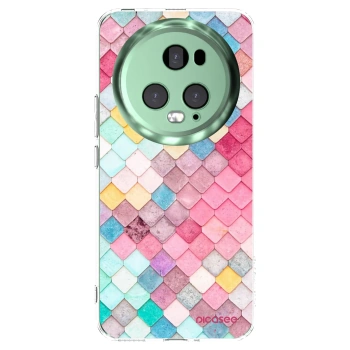 Picasee Honor Magic5 Pro Hülle - Transparentes Silikon - Farbiges Dach