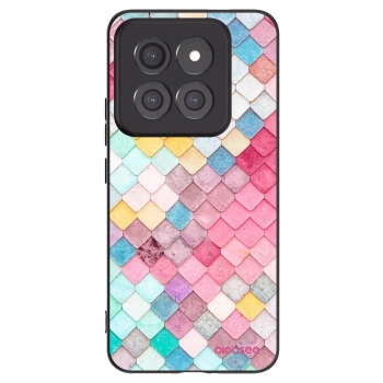 Picasee Xiaomi 14 Pro Hülle - Schwarzes Silikon - Farbiges Dach