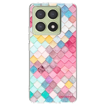 Picasee Xiaomi 14T Hülle - Transparentes Silikon - Farbiges Dach