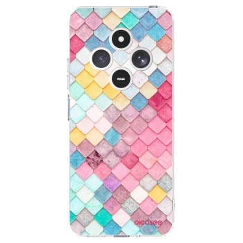 Picasee Xiaomi Redmi 14C Hülle - Transparentes Silikon - Farbiges Dach