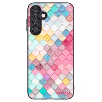 Picasee Samsung Galaxy A16 5G Hülle - Schwarzes Silikon - Farbiges Dach
