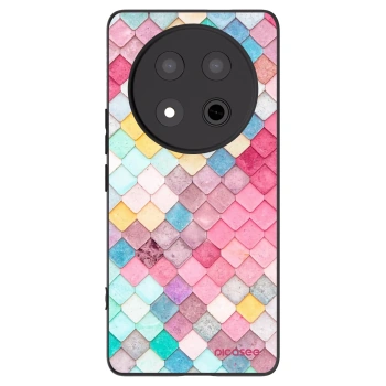 Picasee Honor Magic7 Lite 5G Hülle - Schwarzes Silikon - Farbiges Dach