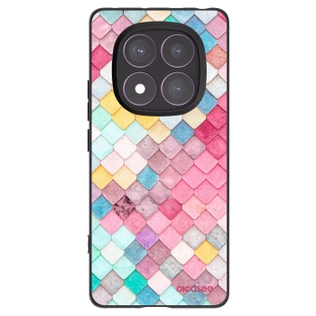 Picasee Xiaomi Redmi Note 14 Pro 4G Hülle - Schwarzes Silikon - Farbiges Dach
