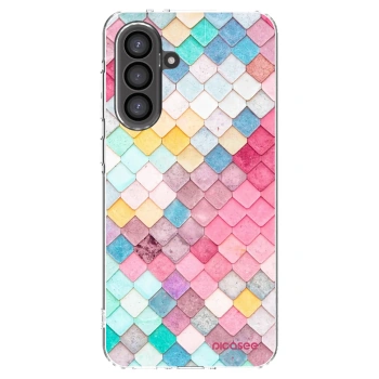 Picasee Samsung Galaxy A36 5G Hülle - Transparentes Silikon - Farbiges Dach