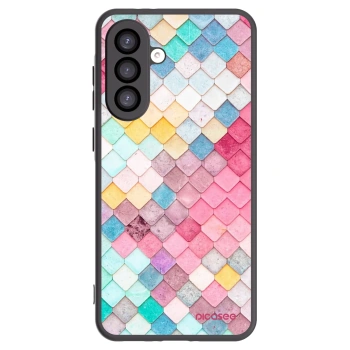 Picasee Samsung Galaxy A26 5G A266B Hülle - Schwarzes Silikon - Farbiges Dach