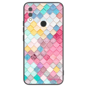 Picasee Xiaomi Redmi Note 7 Hülle - Schwarzes Silikon - Farbiges Dach