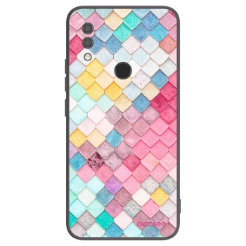 Picasee Xiaomi Redmi 7 Hülle - Schwarzes Silikon - Farbiges Dach