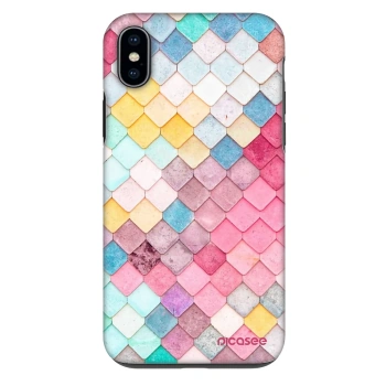Hülle für Apple iPhone XS Max - Farbiges Dach