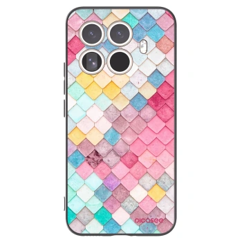 Picasee Xiaomi 15T Pro Hülle - Schwarzes Silikon - Farbiges Dach