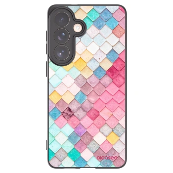 Picasee Samsung Galaxy S26+ Hülle - Schwarzes Silikon - Farbiges Dach