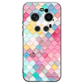 Picasee Xiaomi 17 Ultra Hülle - Schwarzes Silikon - Farbiges Dach