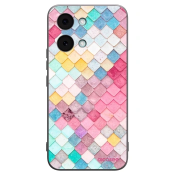 Picasee Xiaomi Poco X8 Pro Max Hülle - Schwarzes Silikon - Farbiges Dach
