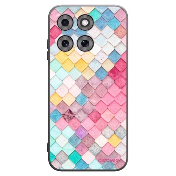 Picasee Motorola Moto G77 Hülle - Schwarzes Silikon - Farbiges Dach