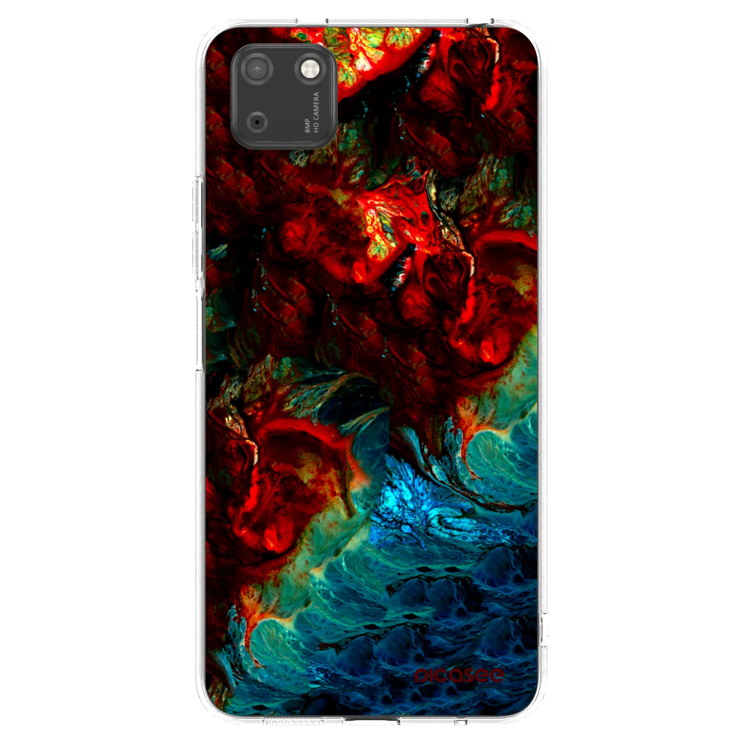 Picasee Huawei Y5P Hülle - Transparentes Silikon - Universe