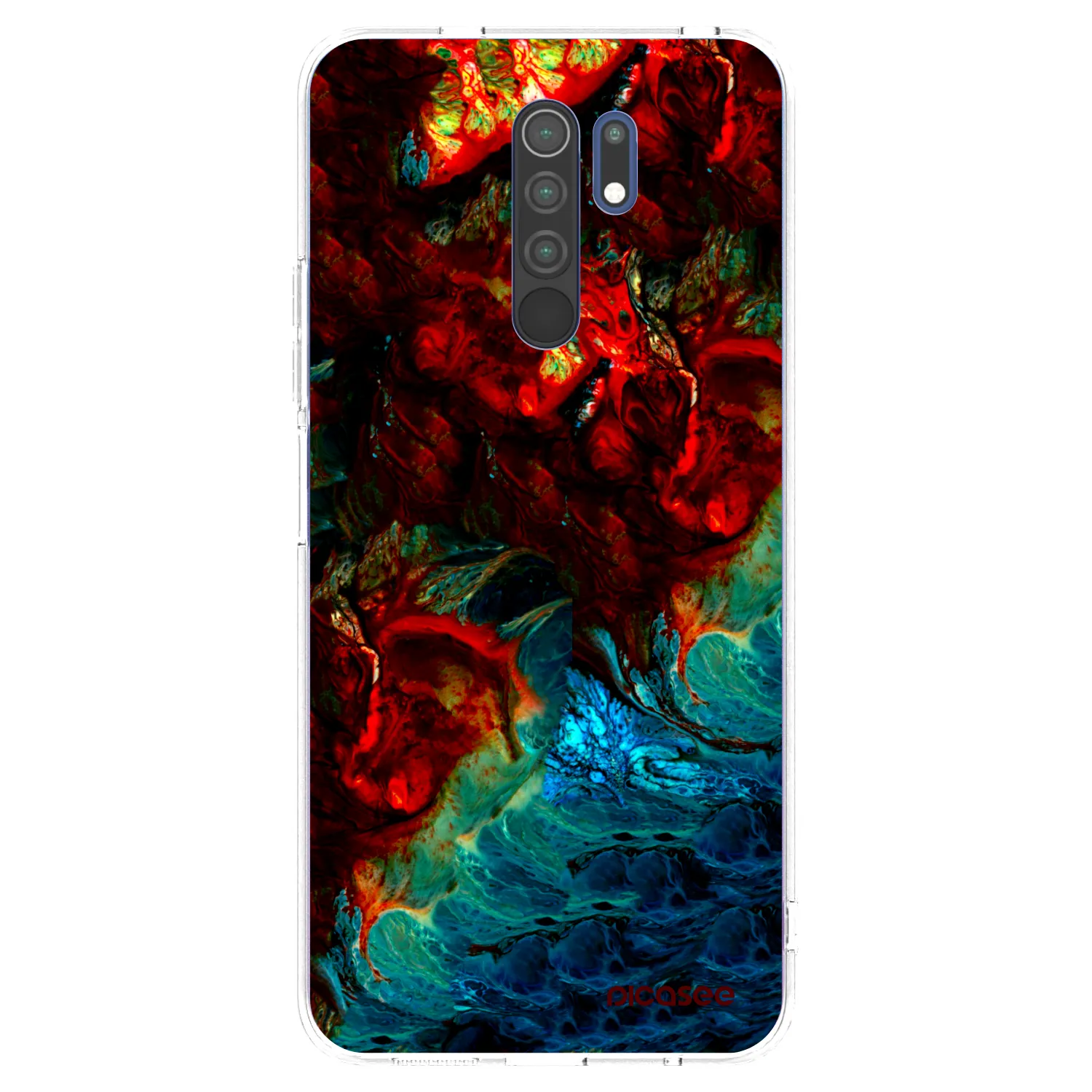 Picasee Xiaomi Redmi 9 Hülle - Transparentes Silikon - Universe