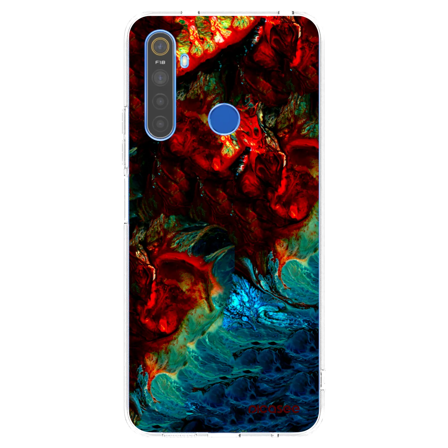 Picasee Realme 5 Hülle - Transparentes Silikon - Universe
