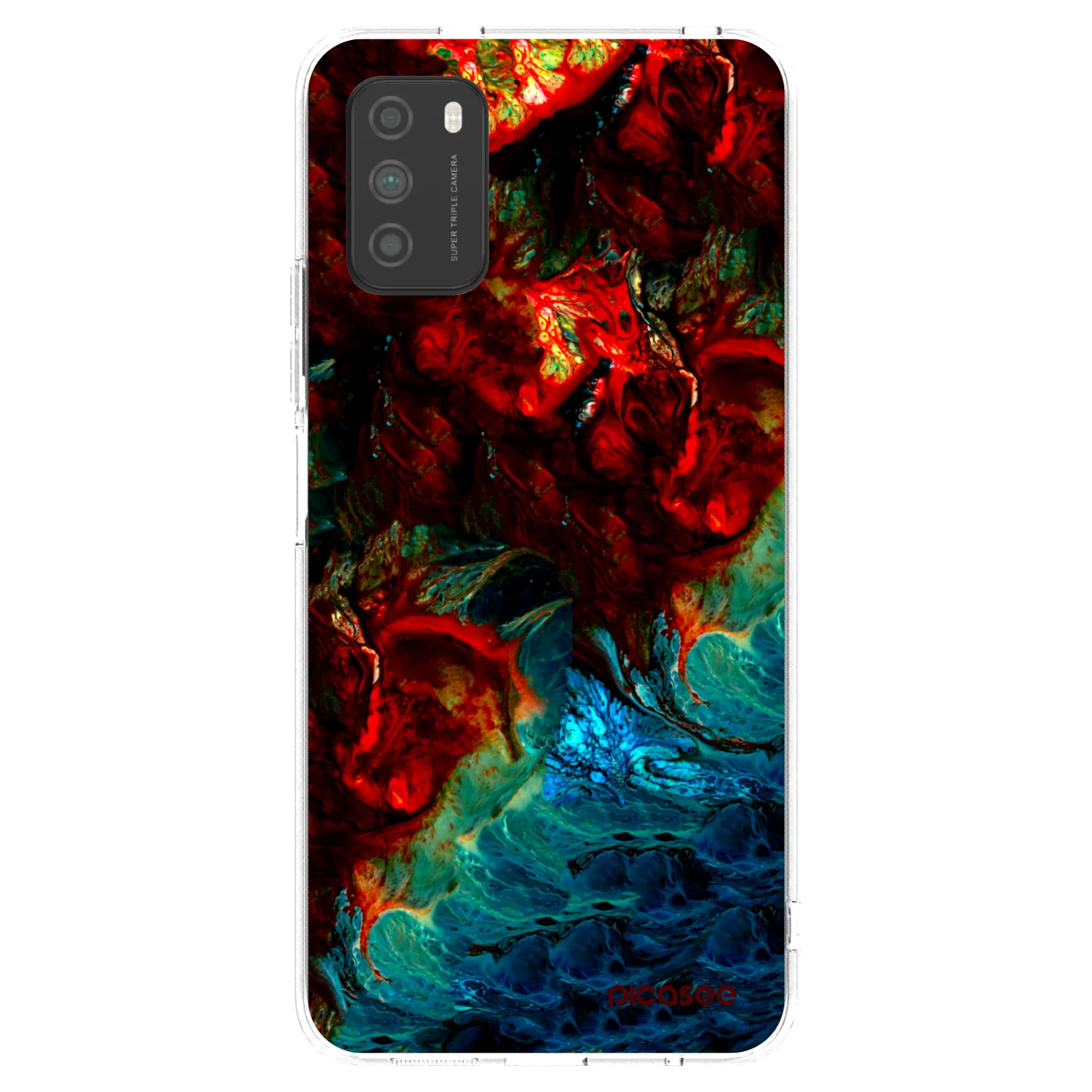 Picasee Xiaomi Poco M3 Hülle - Transparentes Silikon - Universe