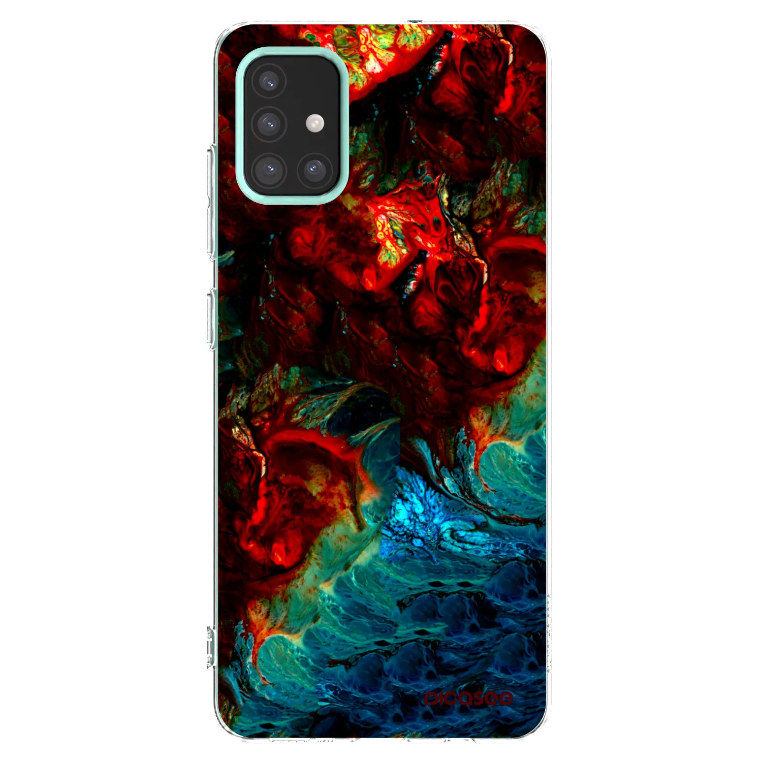 Picasee Samsung Galaxy M31s Hülle - Transparentes Silikon - Universe