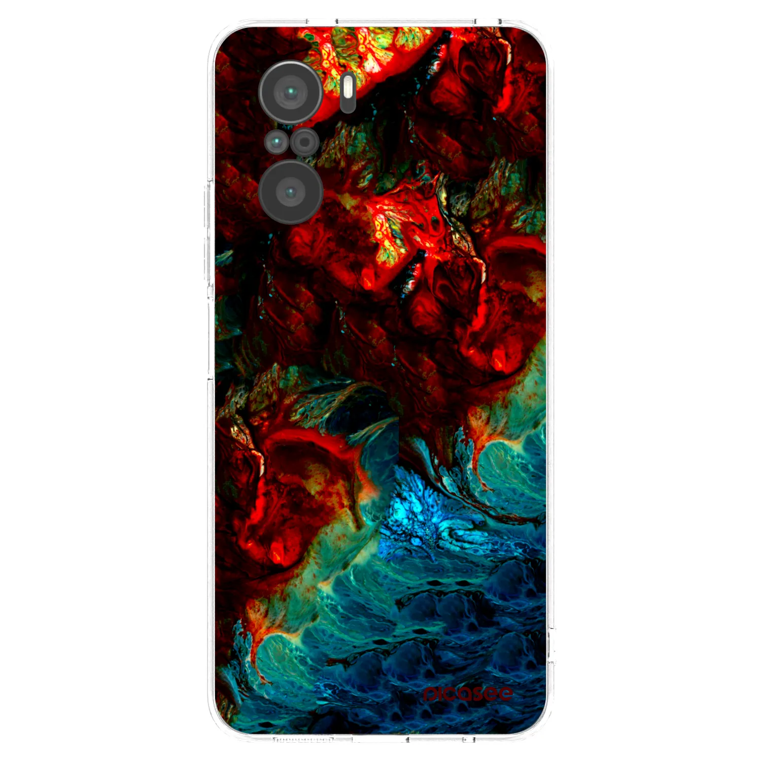 Picasee Xiaomi Poco F3 Hülle - Transparentes Silikon - Universe