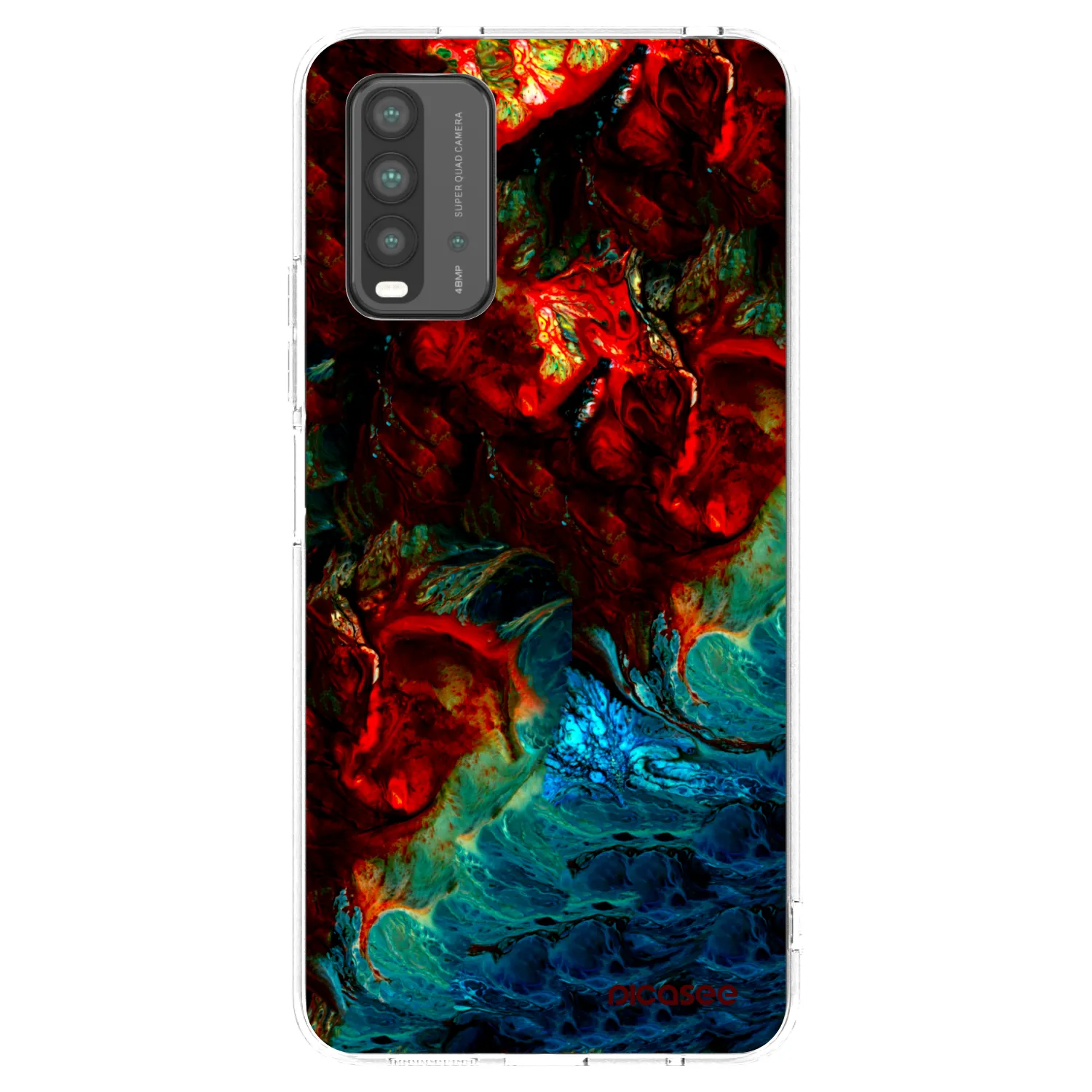 Picasee Xiaomi Redmi 9T Hülle - Transparentes Silikon - Universe