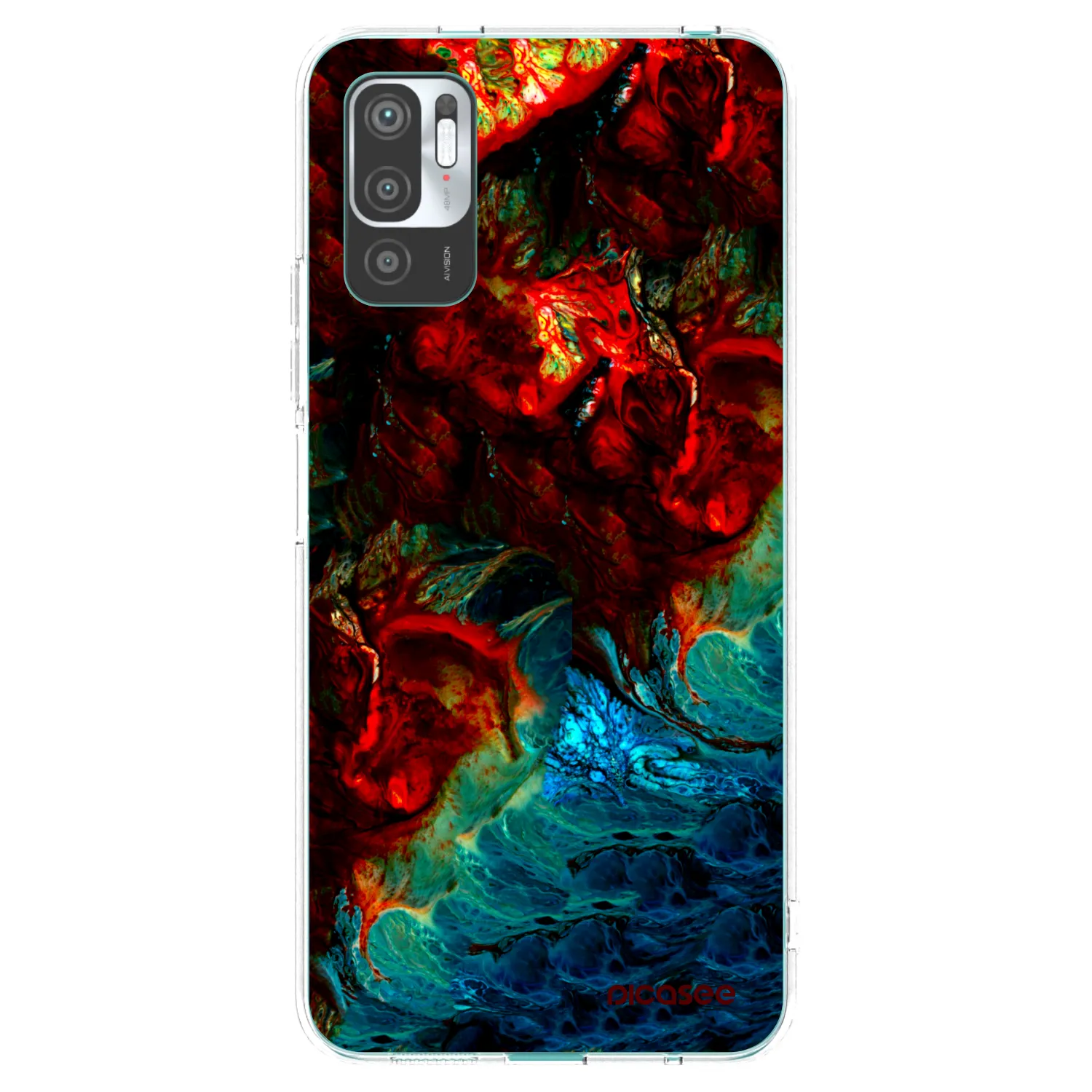 Picasee Xiaomi Redmi Note 10 5G Hülle - Transparentes Silikon - Universe