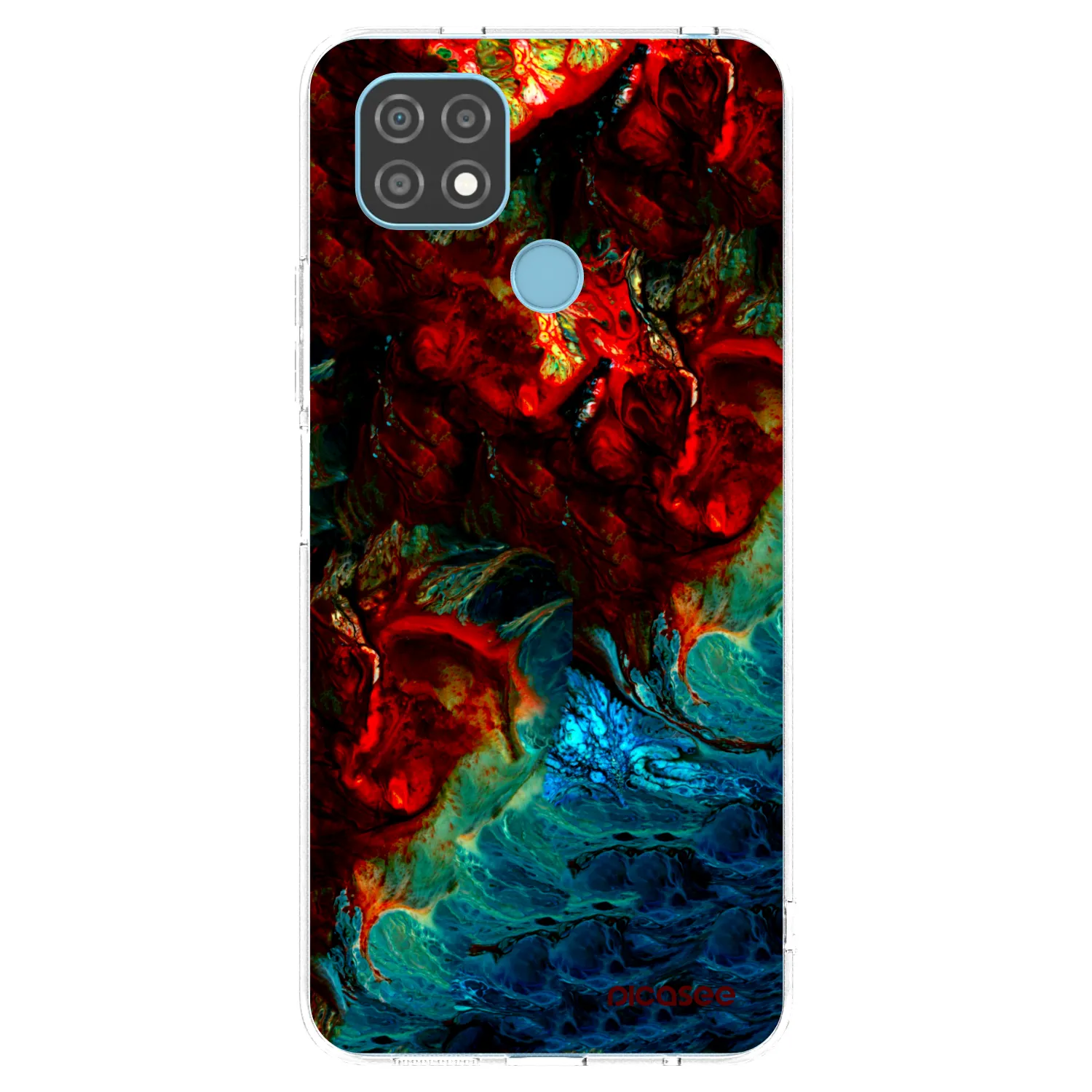 Picasee Realme C21 Hülle - Transparentes Silikon - Universe