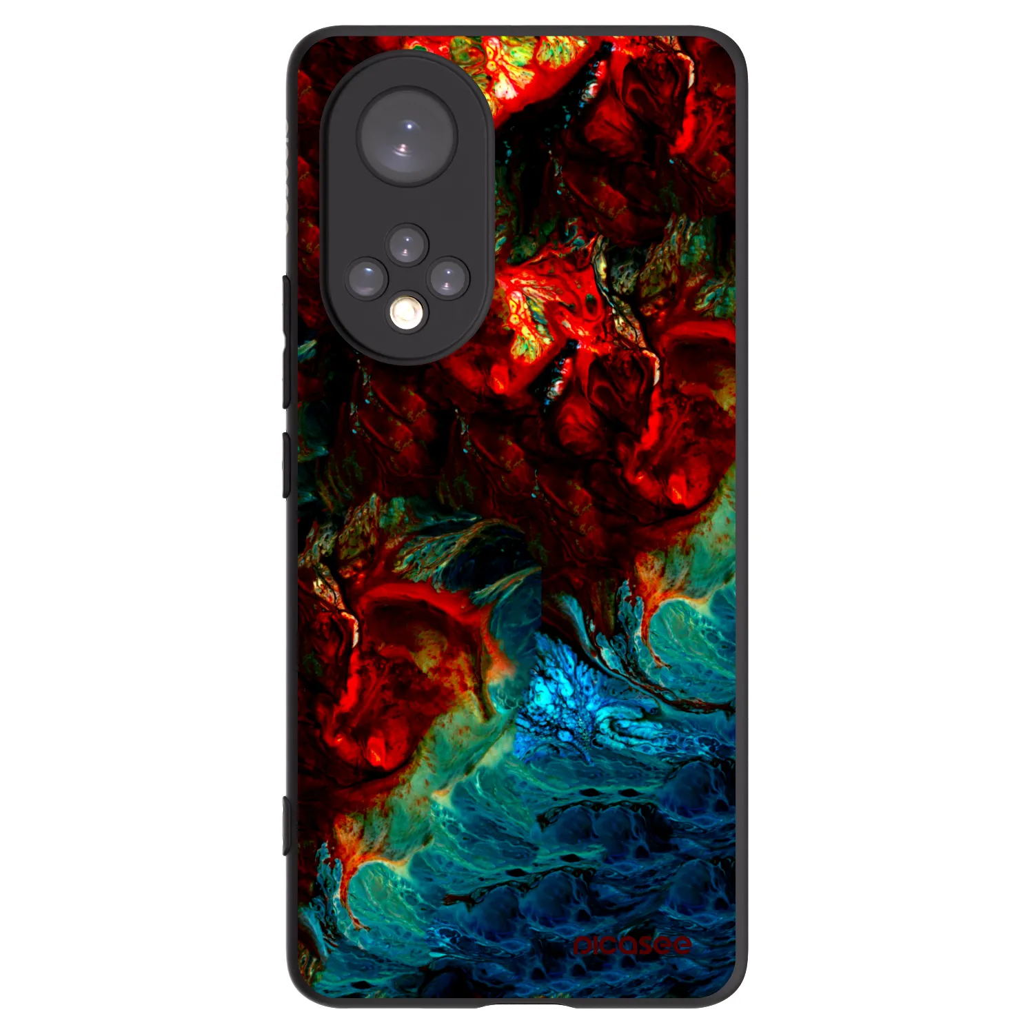 Picasee Honor 50 5G Hülle - Schwarzes Silikon - Universe