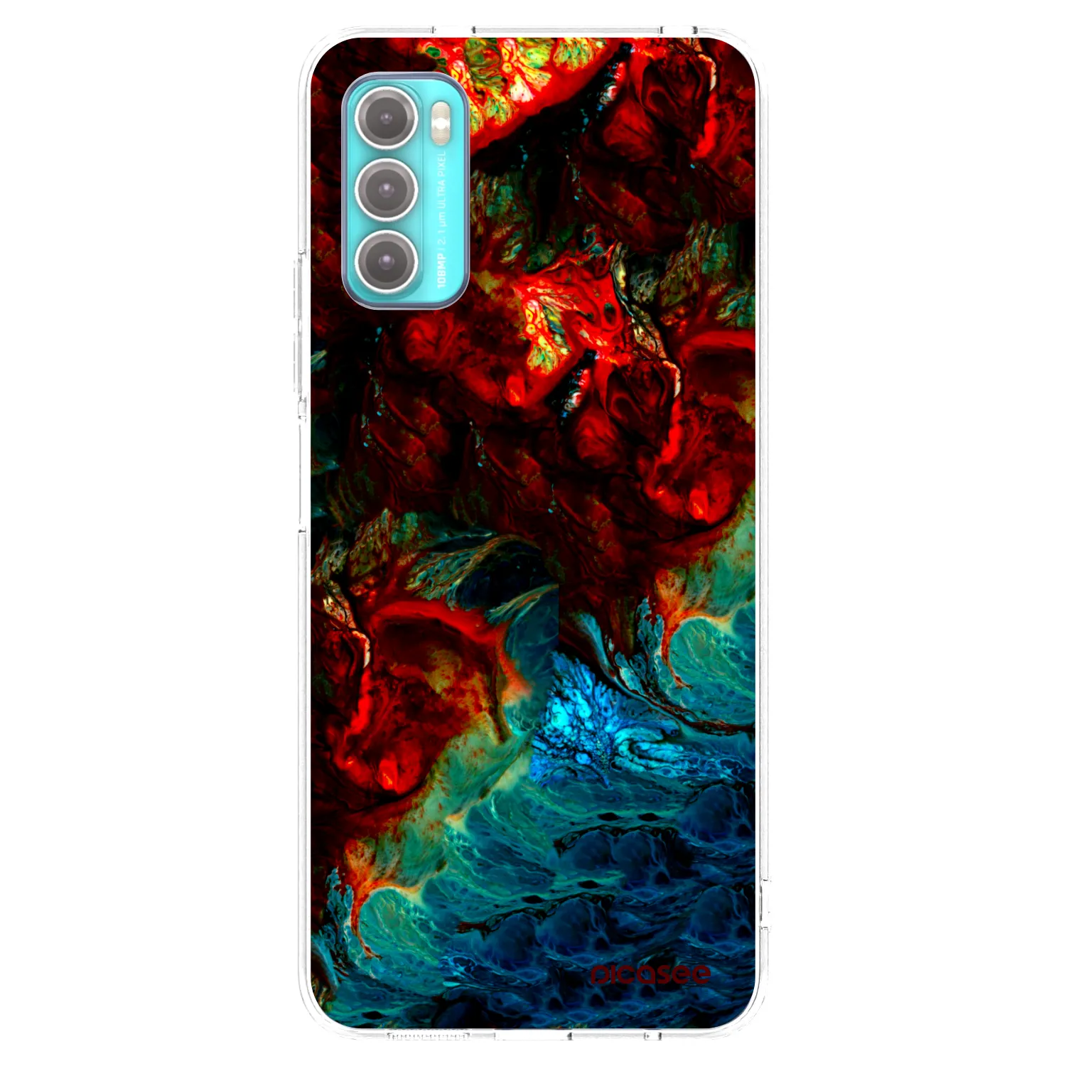Picasee Motorola Moto G60 Hülle - Transparentes Silikon - Universe