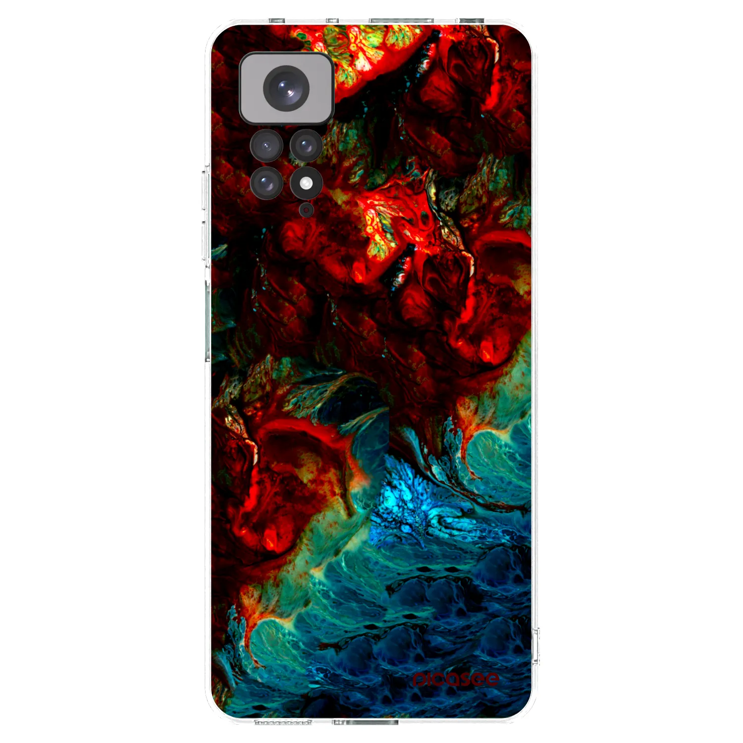 Picasee Xiaomi Redmi Note 11 Hülle - Transparentes Silikon - Universe