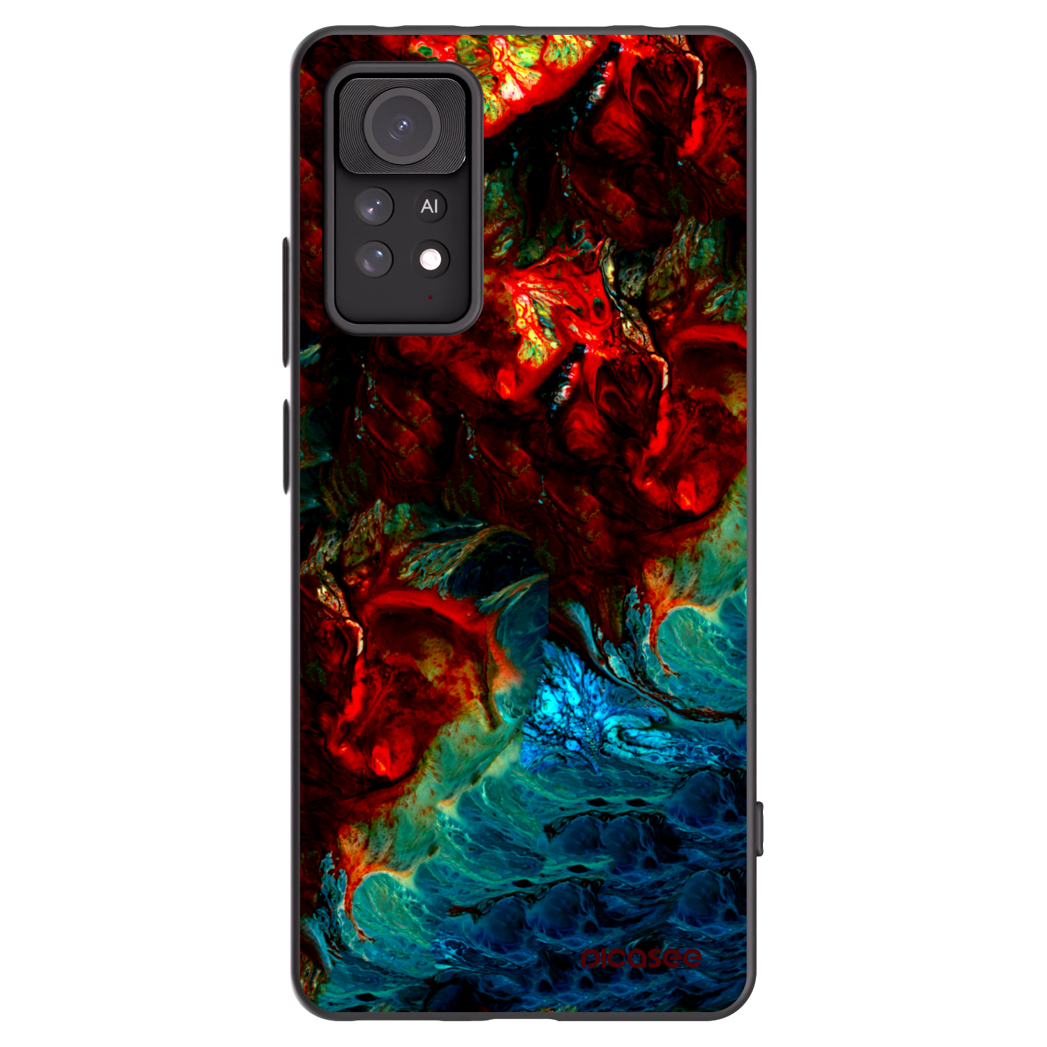 Picasee Xiaomi Redmi Note 11 Pro 5G Hülle - Schwarzes Silikon - Universe