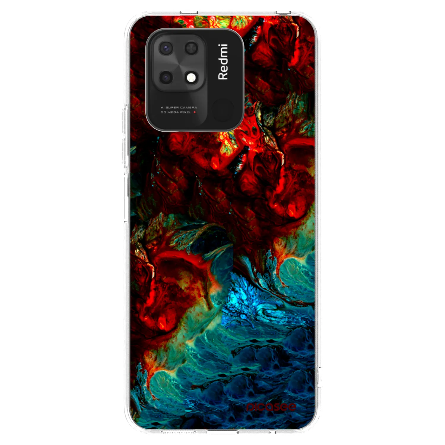 Picasee Xiaomi Redmi 10C Hülle - Transparentes Silikon - Universe