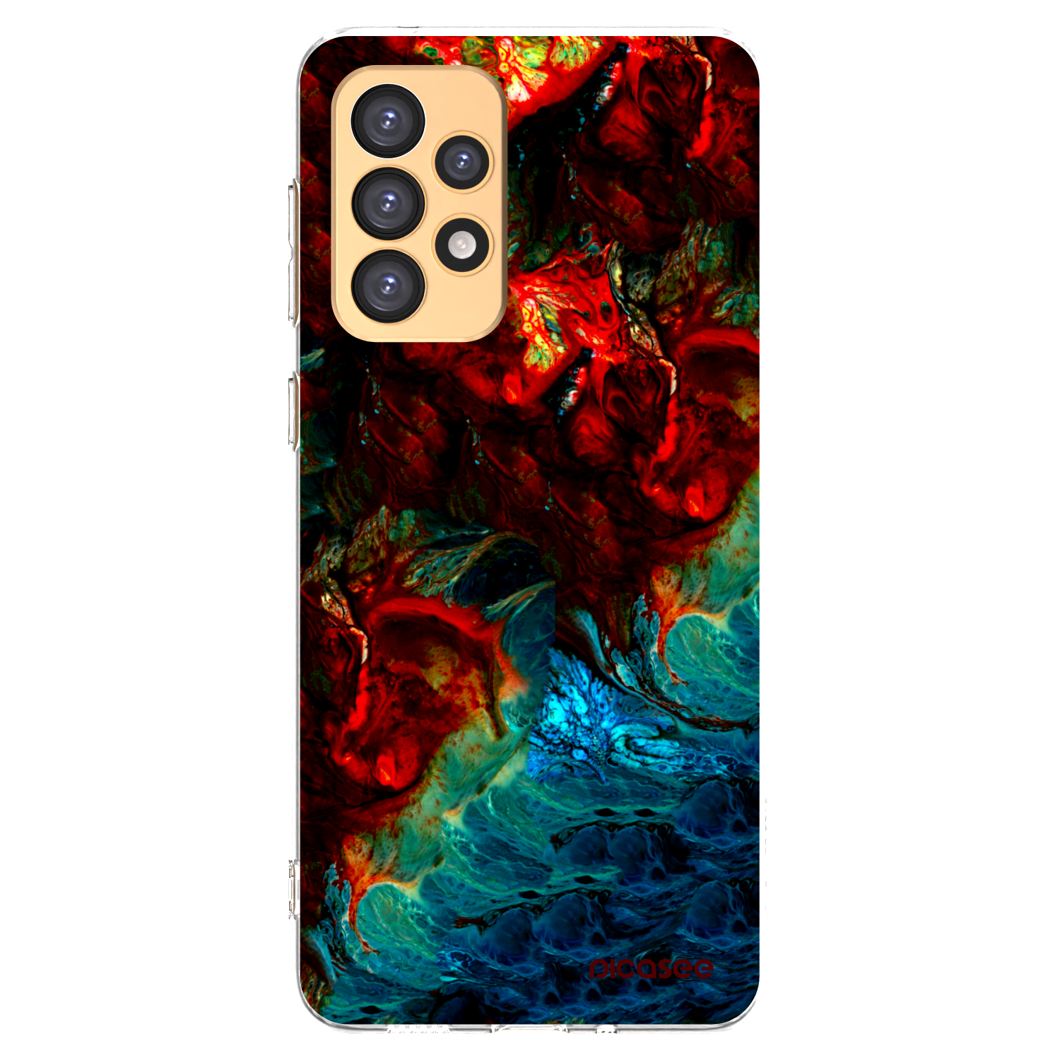 Picasee Samsung Galaxy A33 5G A336 Hülle - Transparentes Silikon - Universe