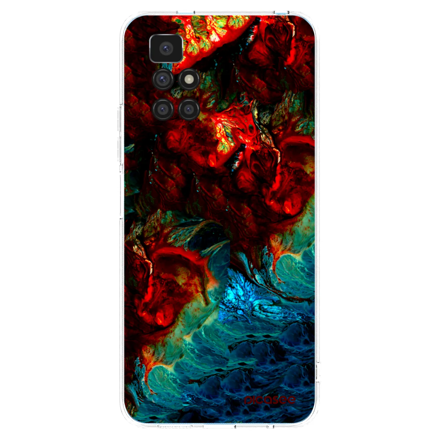 Picasee Xiaomi Redmi 10 (2022) Hülle - Transparentes Silikon - Universe