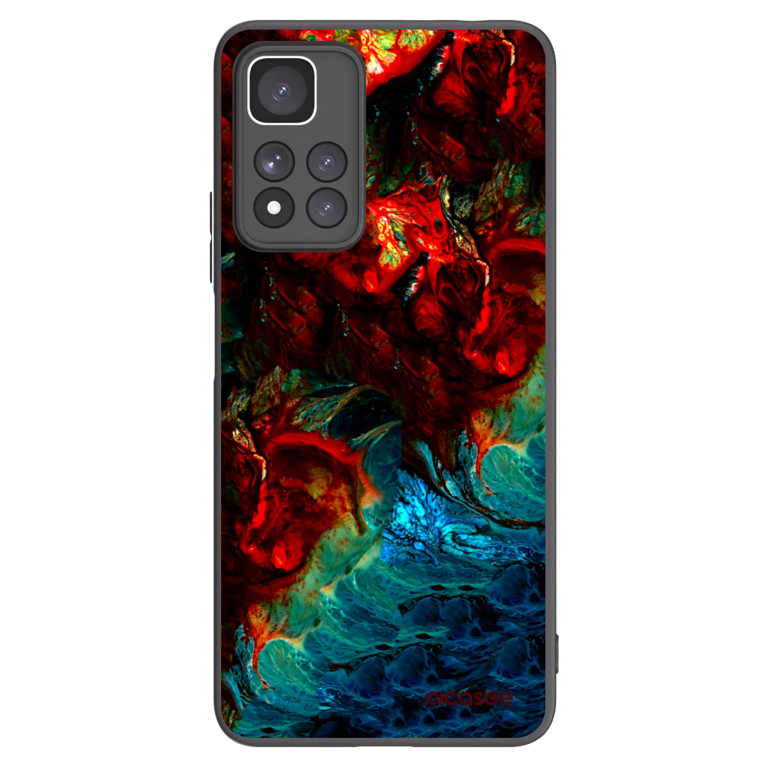 Picasee Xiaomi Redmi Note 11 Pro+ 5G Hülle - Schwarzes Silikon - Universe