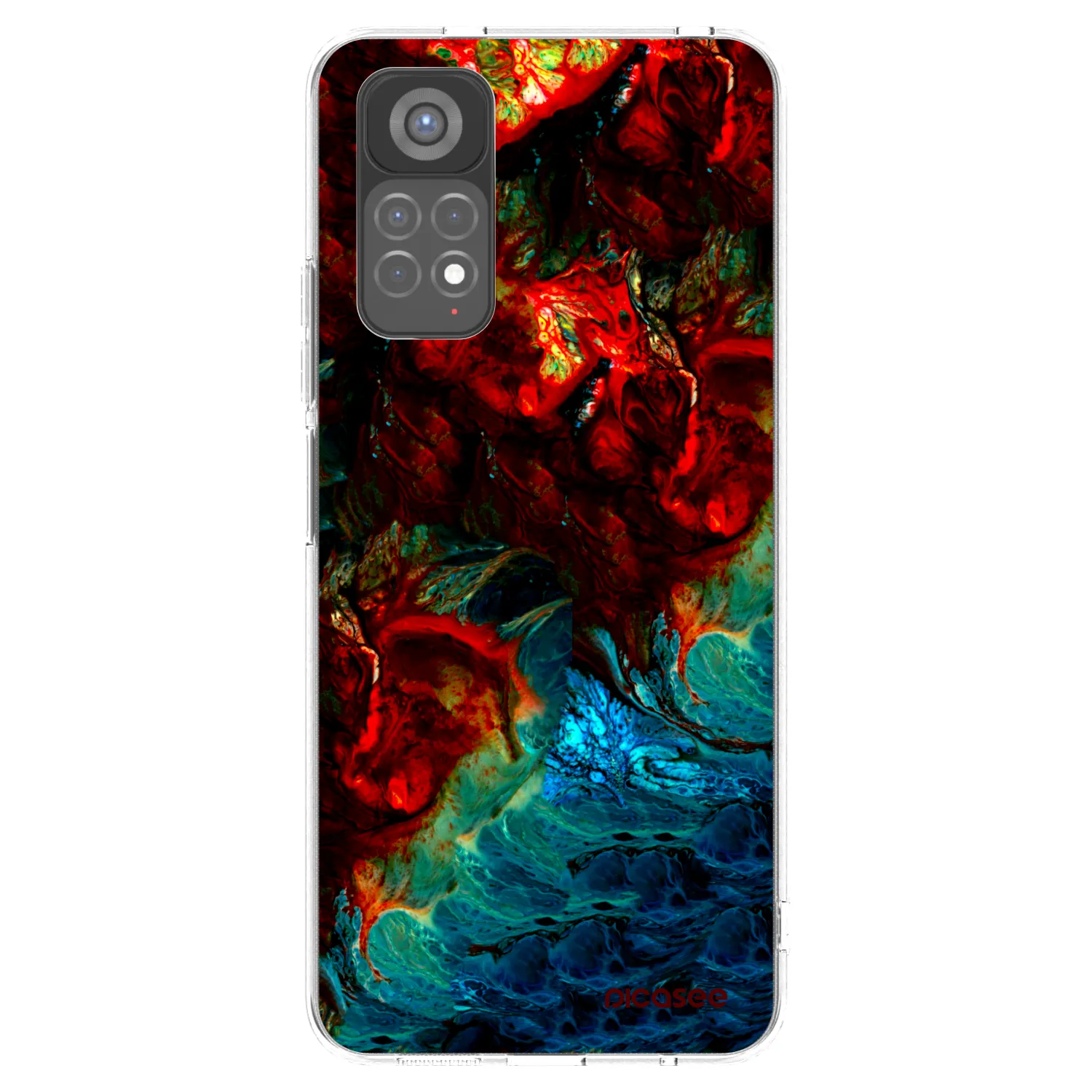 Picasee Xiaomi Redmi Note 11S 5G Hülle - Transparentes Silikon - Universe