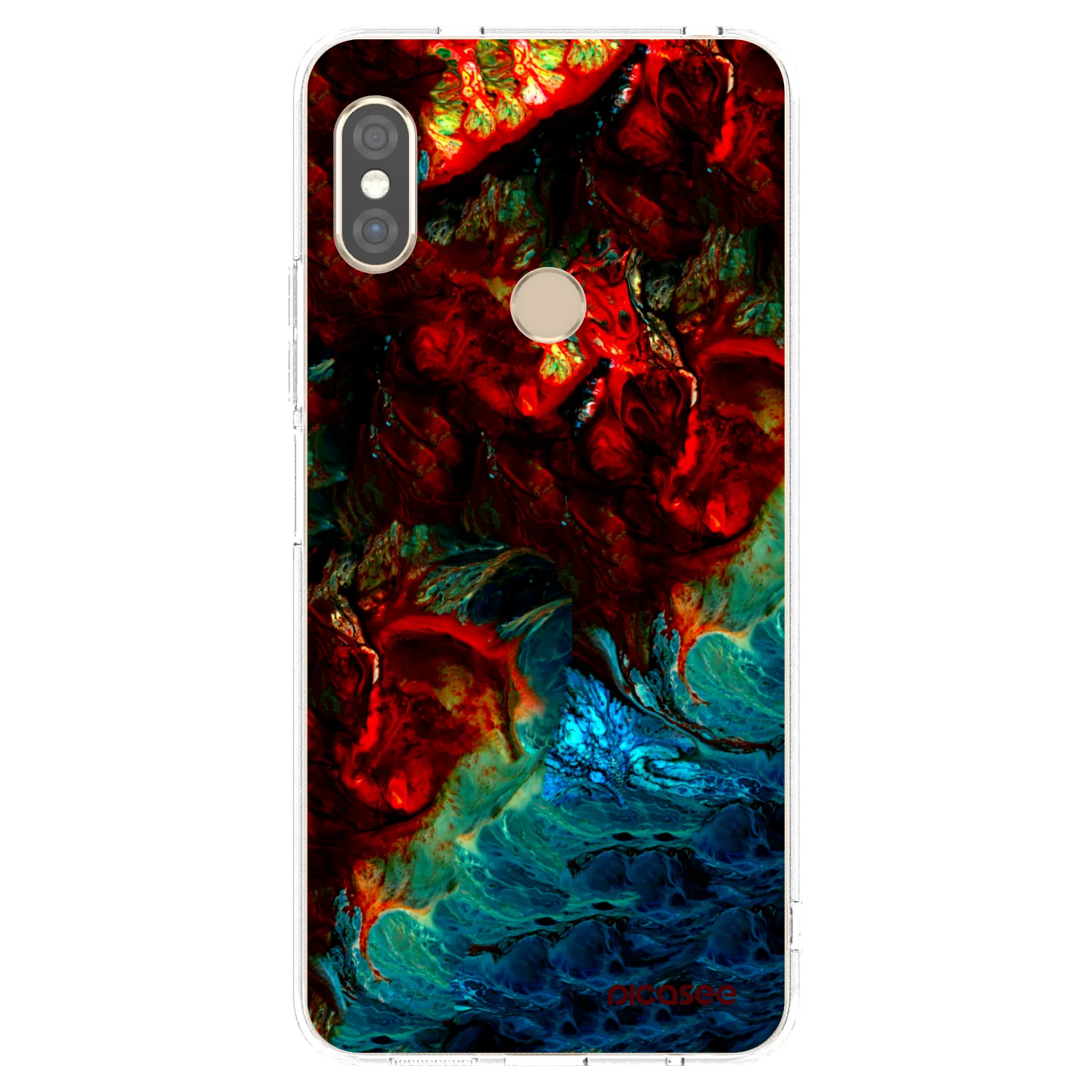 Picasee Xiaomi Redmi Note 5 Global Hülle - Transparentes Silikon - Universe